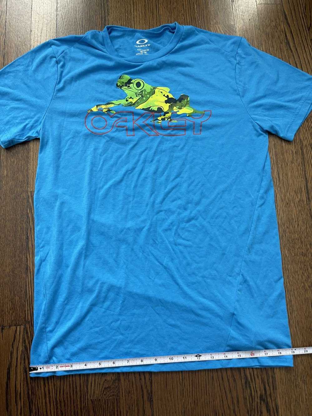 Oakley × Vintage Vintage Oakley Frog Shirt Size M… - image 4