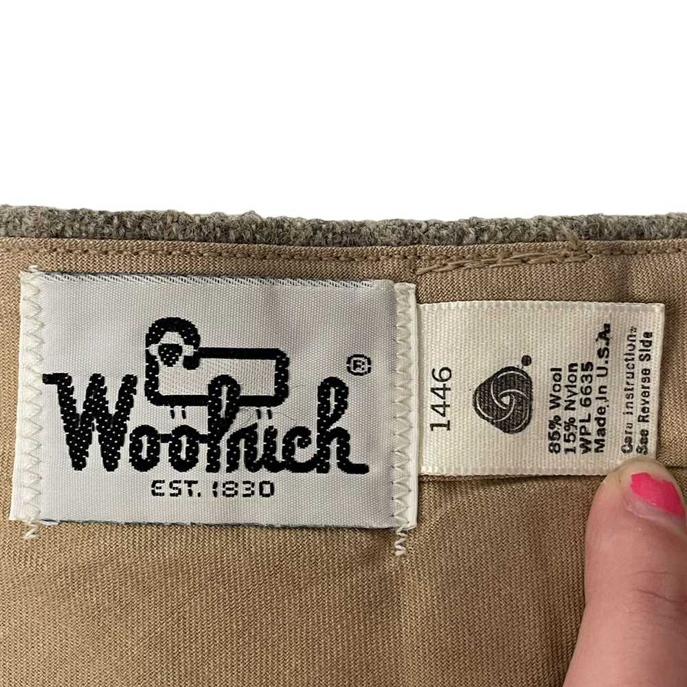 Woolrich Woolen Mills Vtg Woolrich Gray Brown DON… - image 3