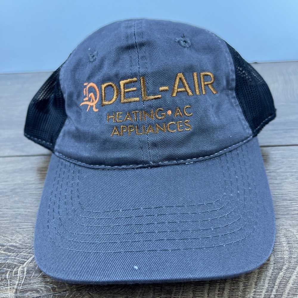 Other Del Air Hat Del Air Heating Hat Gray Hat Ad… - image 1