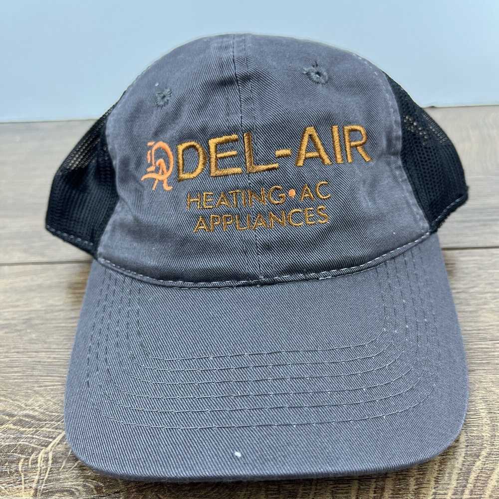 Other Del Air Hat Del Air Heating Hat Gray Hat Ad… - image 3