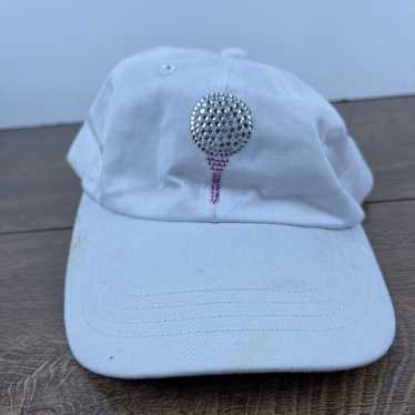 Other Golf Hat Golf Ball Tee Hat White Hat Adjust… - image 1