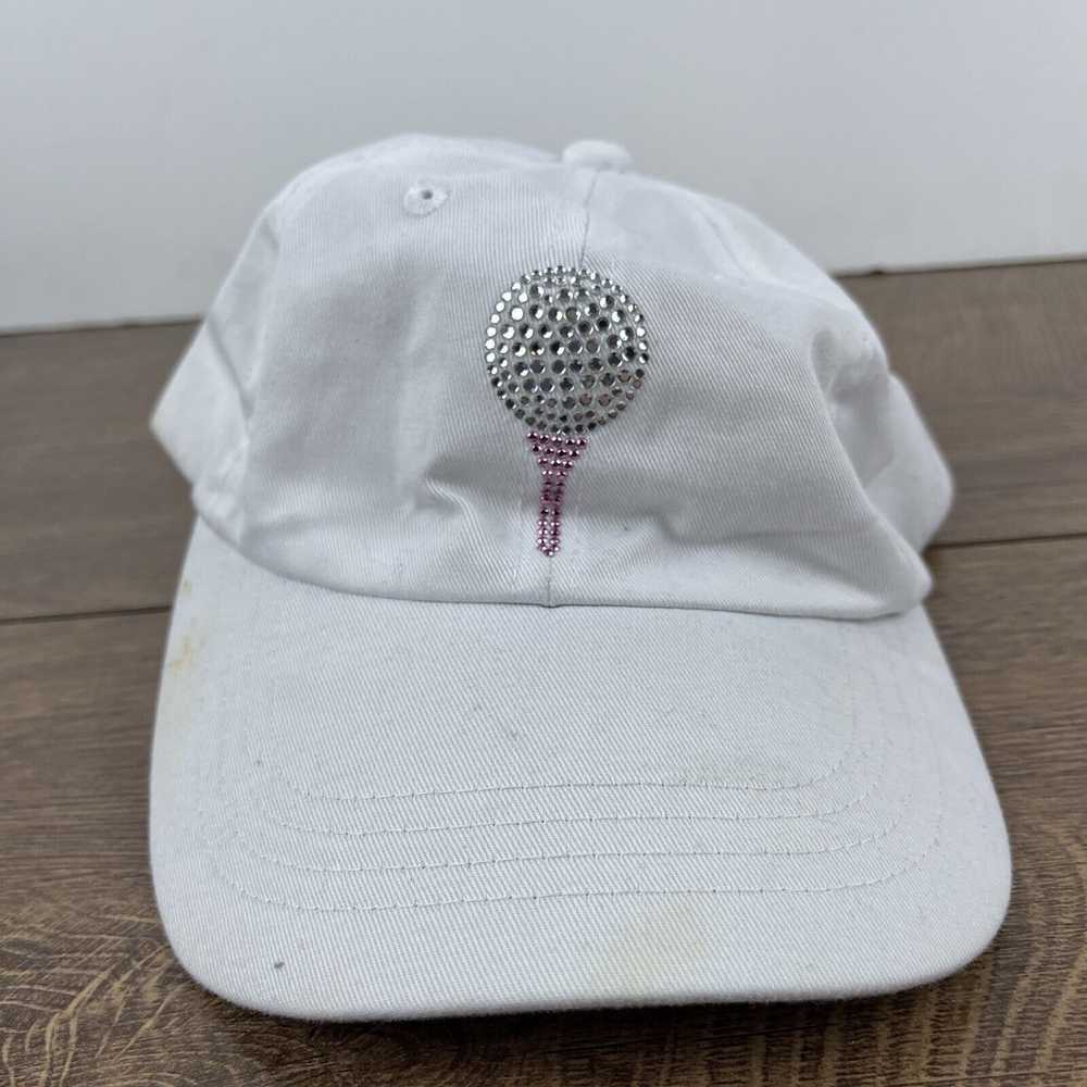 Other Golf Hat Golf Ball Tee Hat White Hat Adjust… - image 4