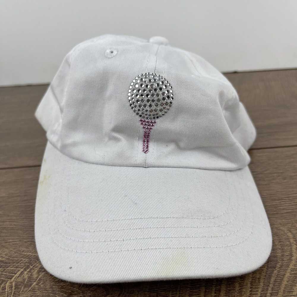 Other Golf Hat Golf Ball Tee Hat White Hat Adjust… - image 5