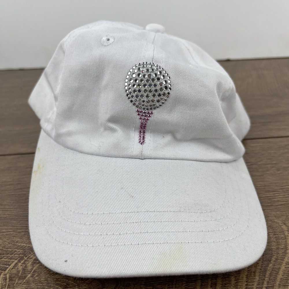 Other Golf Hat Golf Ball Tee Hat White Hat Adjust… - image 6