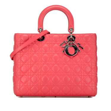 Product Details Dior Pink Large Lambskin Cannage … - image 1