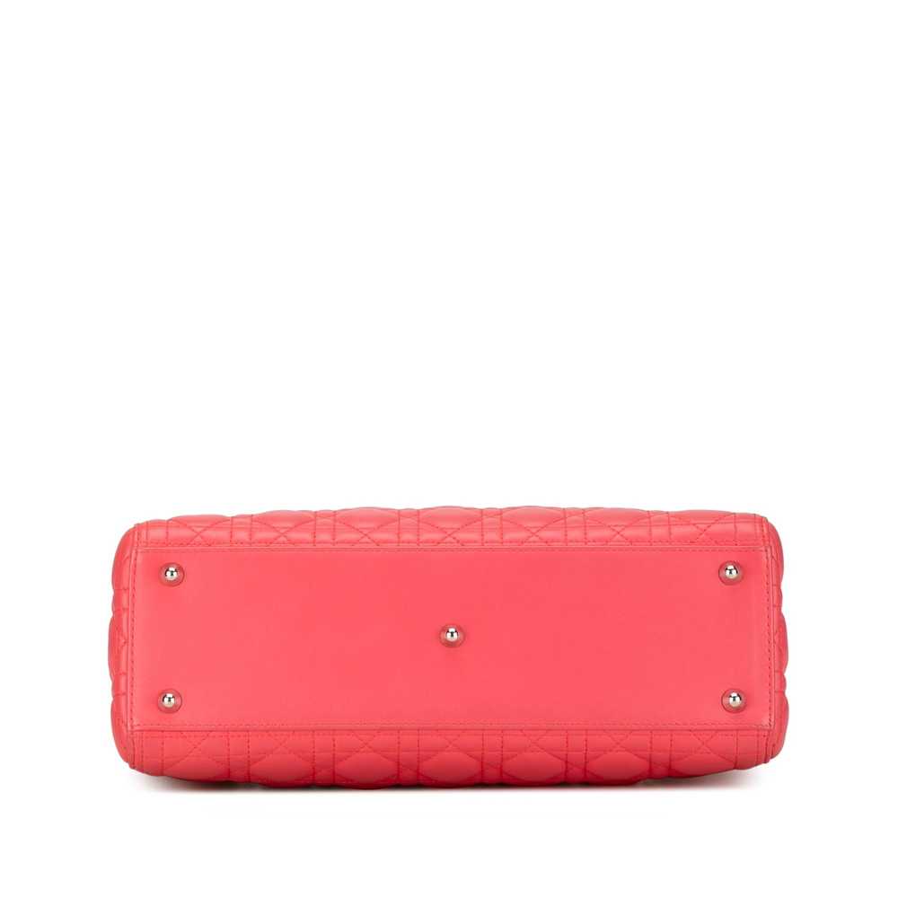 Product Details Dior Pink Large Lambskin Cannage … - image 4