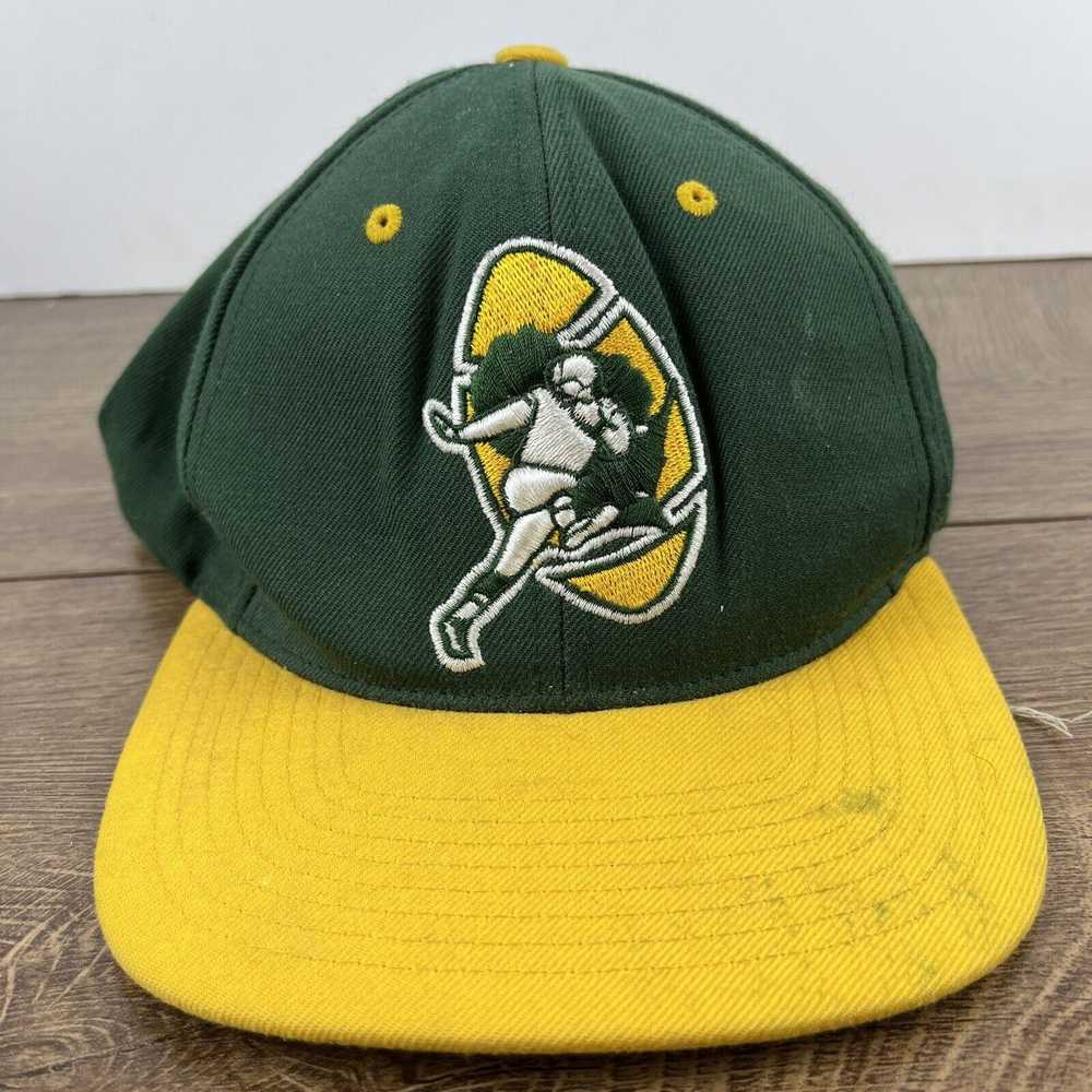 Mitchell & Ness Vintage Green Bay Packers Hat Green Hat Snapback Adjustable
