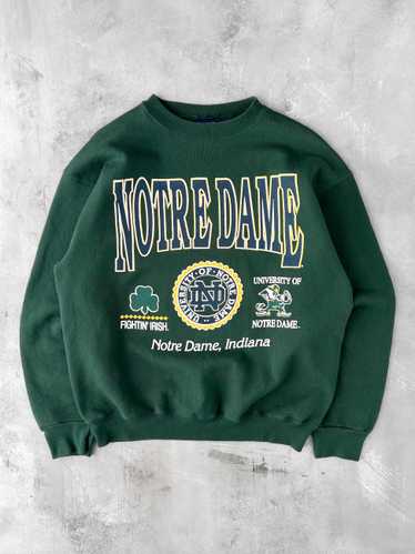 University of Notre Dame Sweatshirt 90's - Large