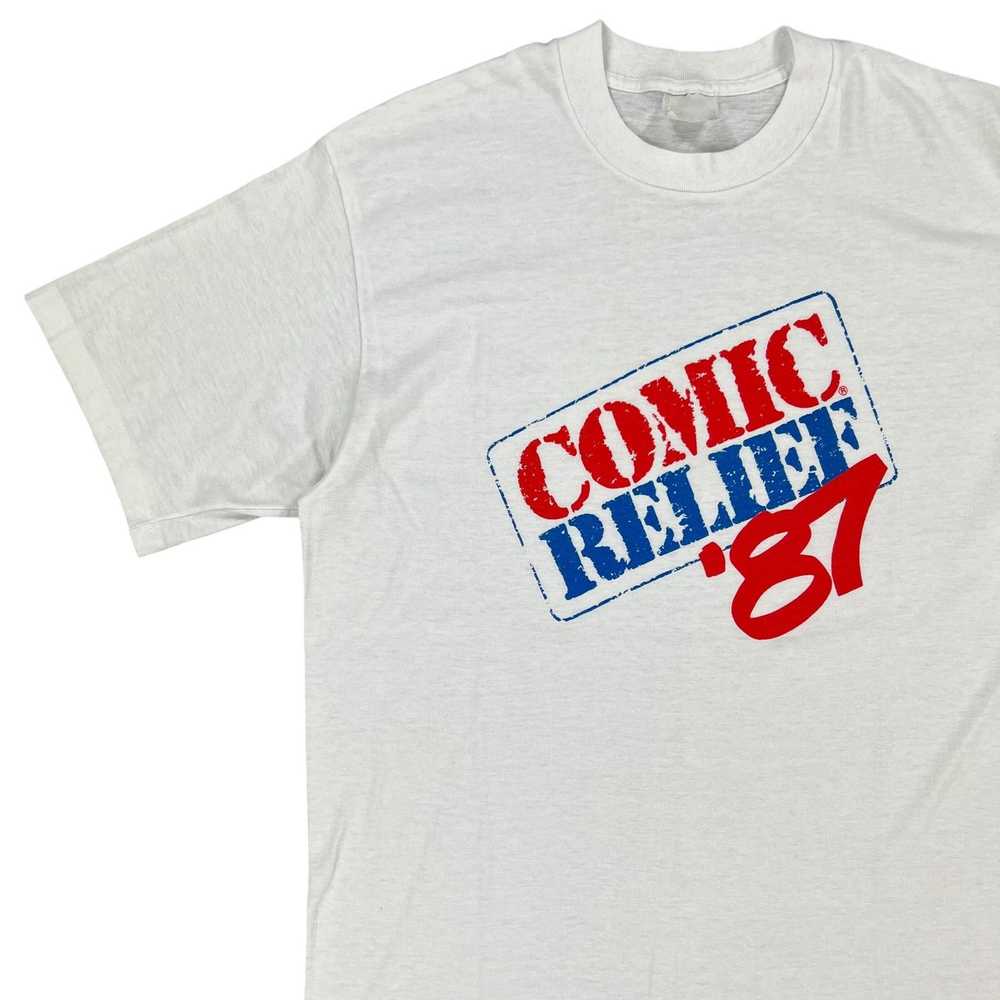 Vintage Vintage 1987 Comic Relief comedy show tee… - image 3