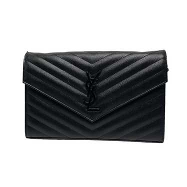 YVES SAINT LAURENT/Cross Body Bag/OS/Leather/BLK/… - image 1