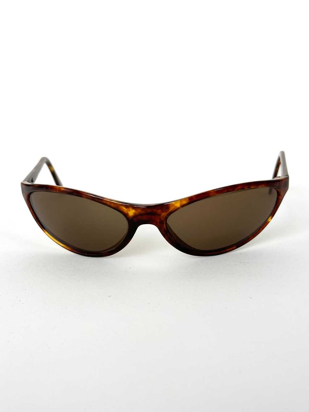 Romeo Gigli Tortoise Shield Sunglasses - image 1