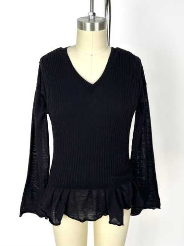 Jean Paul Gaultier Virgin Wool Layered Top