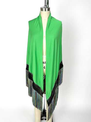 1990s Gianni Versace Fringe Shawl