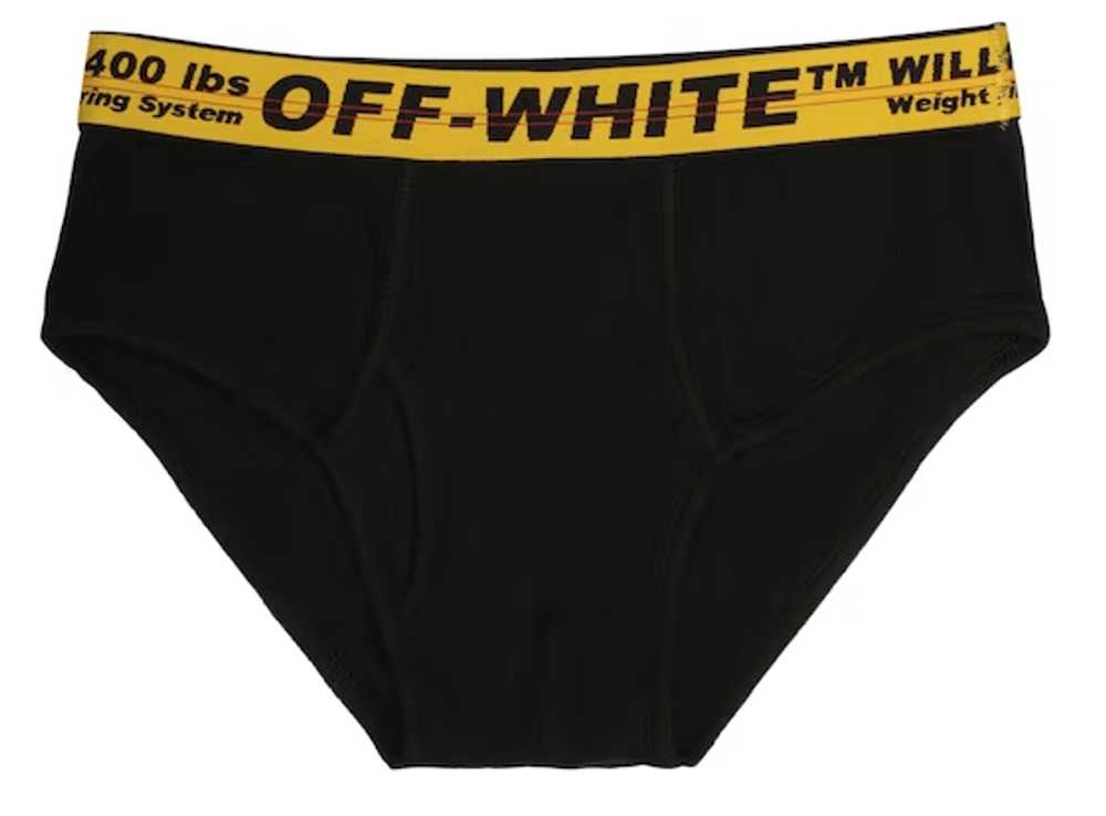 Off-White Off-White Men's Briefs - Black with Yel… - image 2