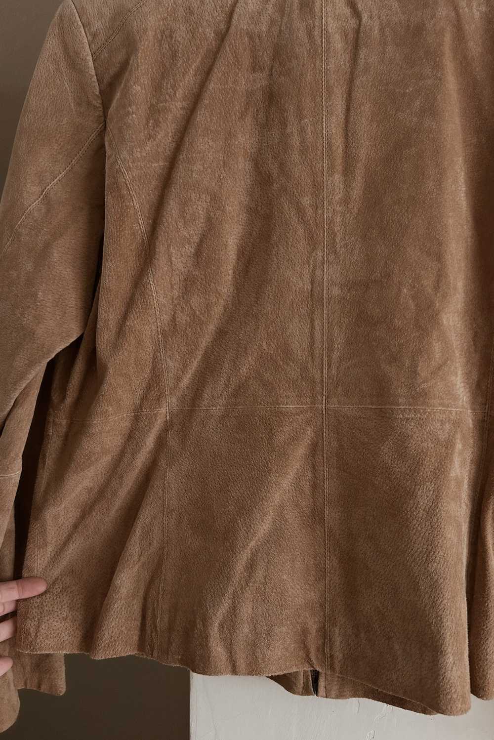 Y2K SUEDE ZIP JACKET - image 3