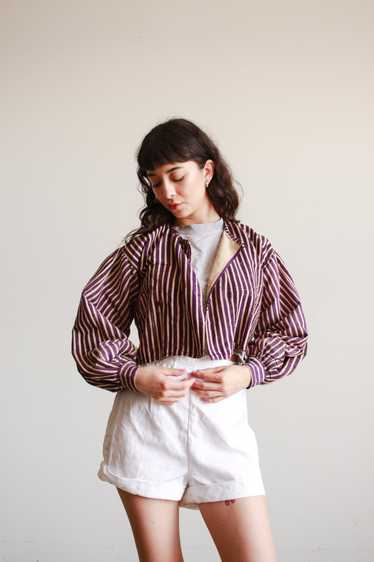 Antique Victorian Violet Striped Jacket