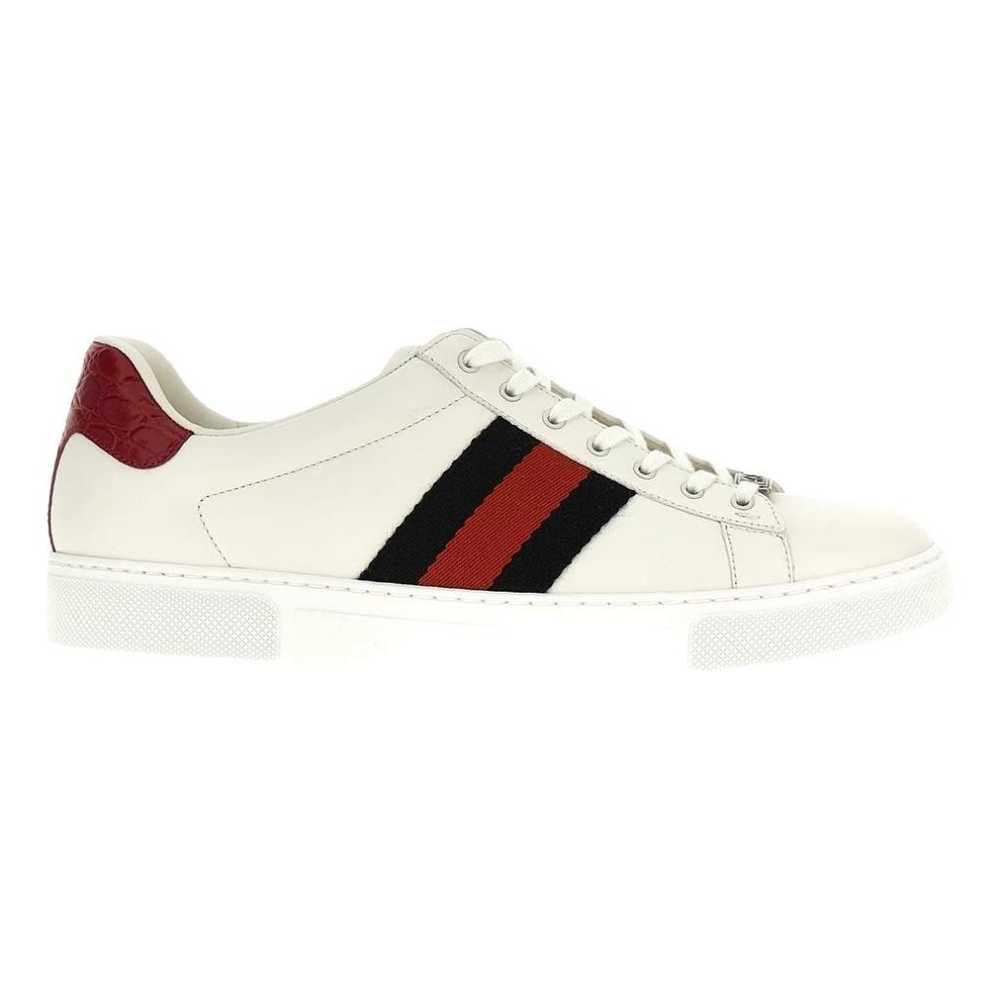 Gucci Ace leather trainers - image 1