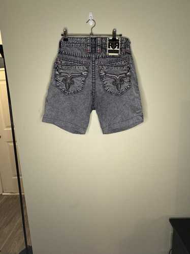 Rock Revival Rock Revival Grey Denim Short Shorts