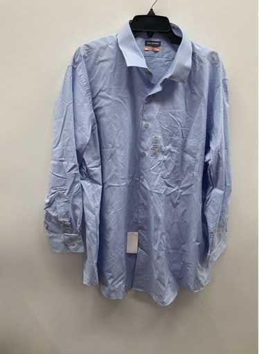 Van Heusen Men Blue Button Up Long Sleeve Shirt S… - image 1