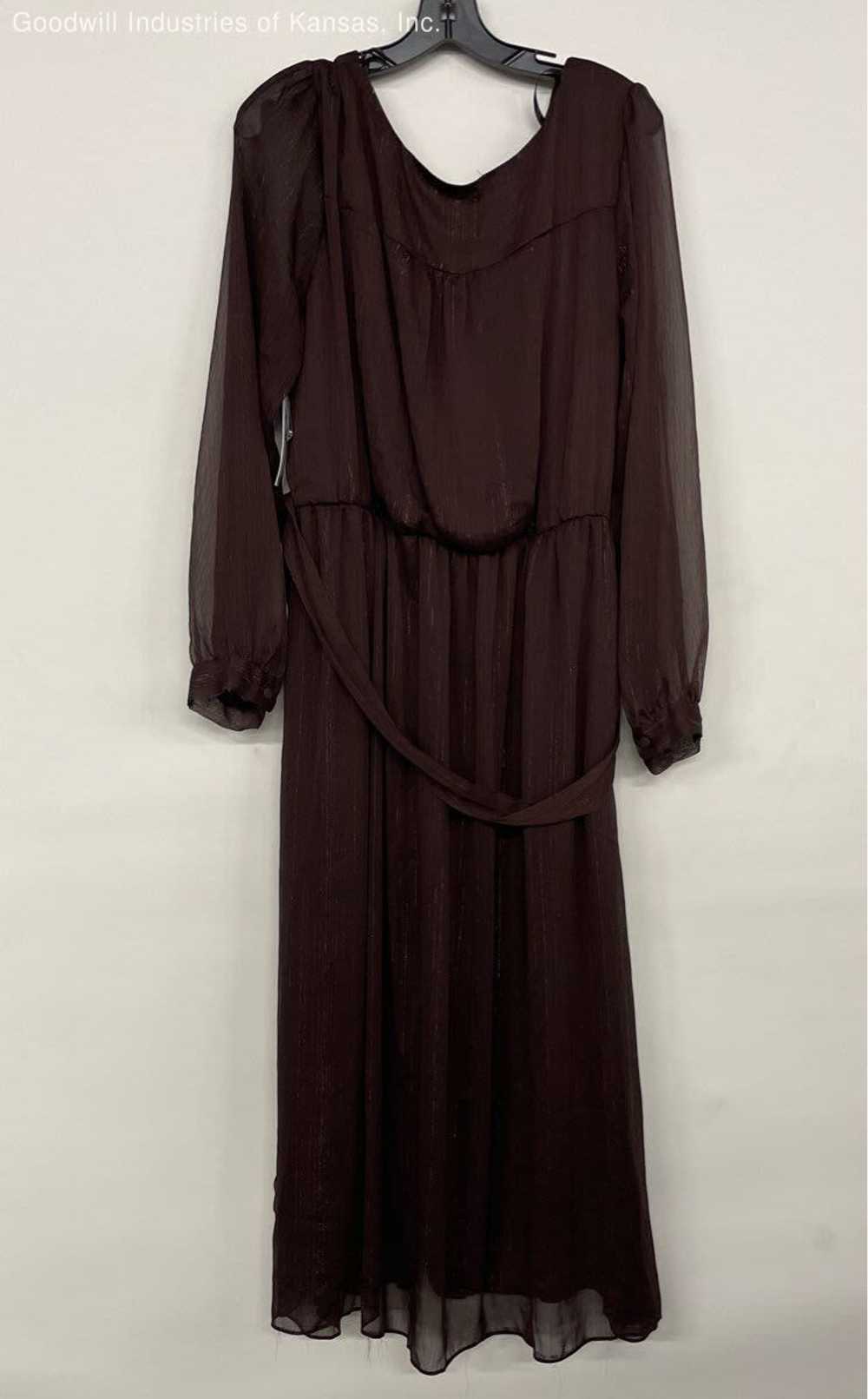 Premier Amour Brown Formal Dress - Size 16 - image 2