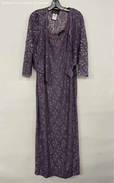 Alex Evening Alex Purple Formal Dress - Size 14