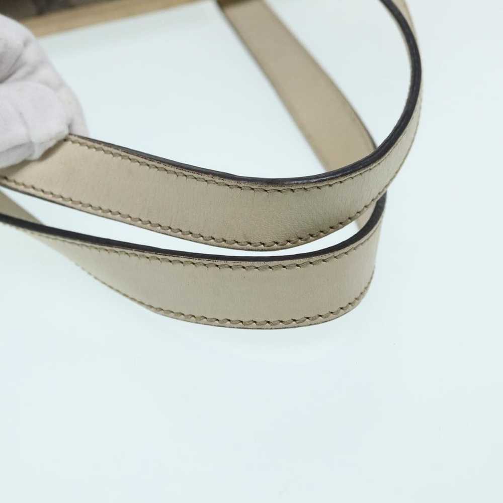 Gucci GUCCI GG Supreme Hand Bag PVC Leather Beige… - image 7