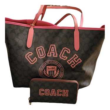 Coach Patent leather tote