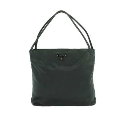 Prada Tessuto Khaki Synthetic Tote Bag (Pre-Owned)