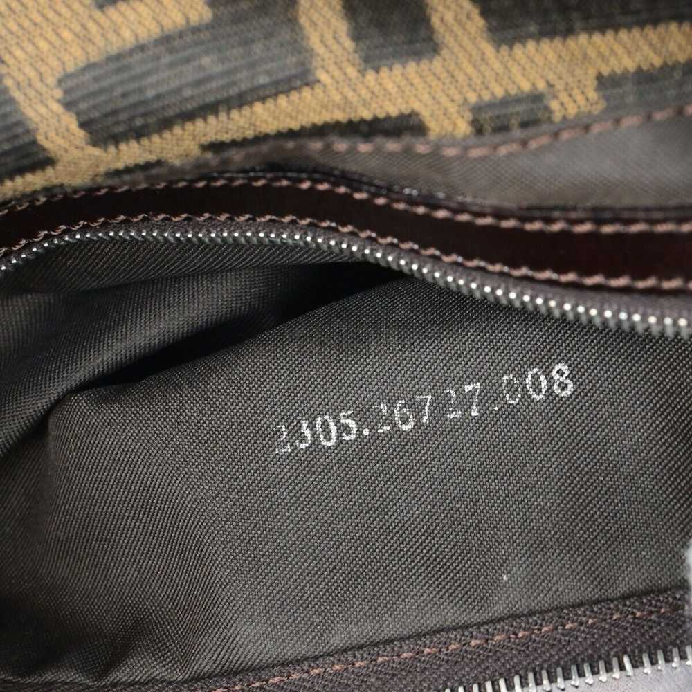 Fendi Zucca Brown Canvas Shoulder Bag (Pre-Owned) - image 6