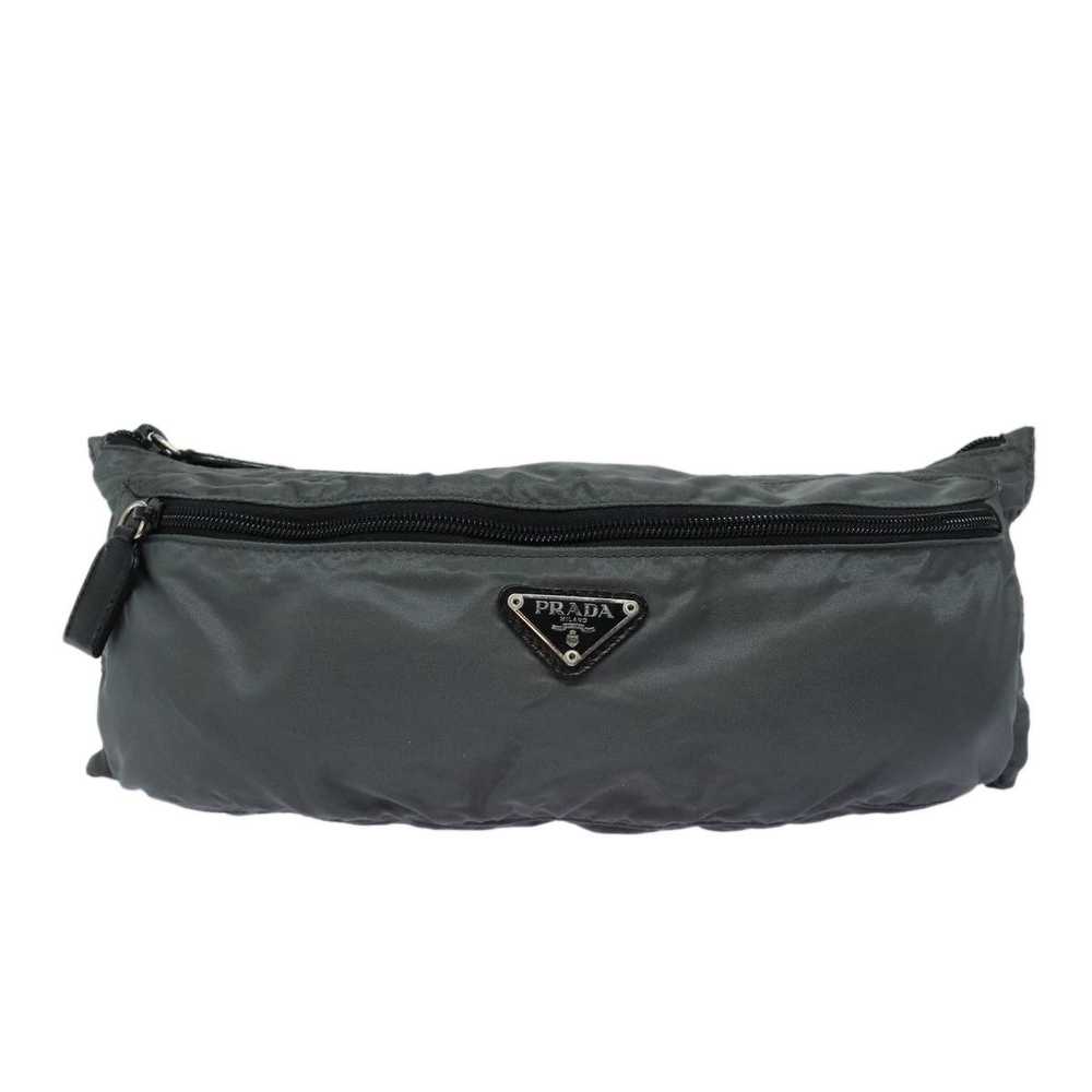 Prada Grey Synthetic Shoulder Bag (Pre-Owned) - image 1