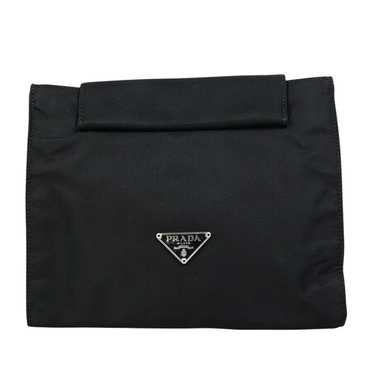 Prada Tessuto Black Synthetic Clutch Bag (Pre-Own… - image 1