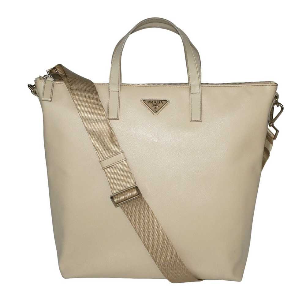 Prada Prada Saffiano Leather Travel Tote Bag - image 1