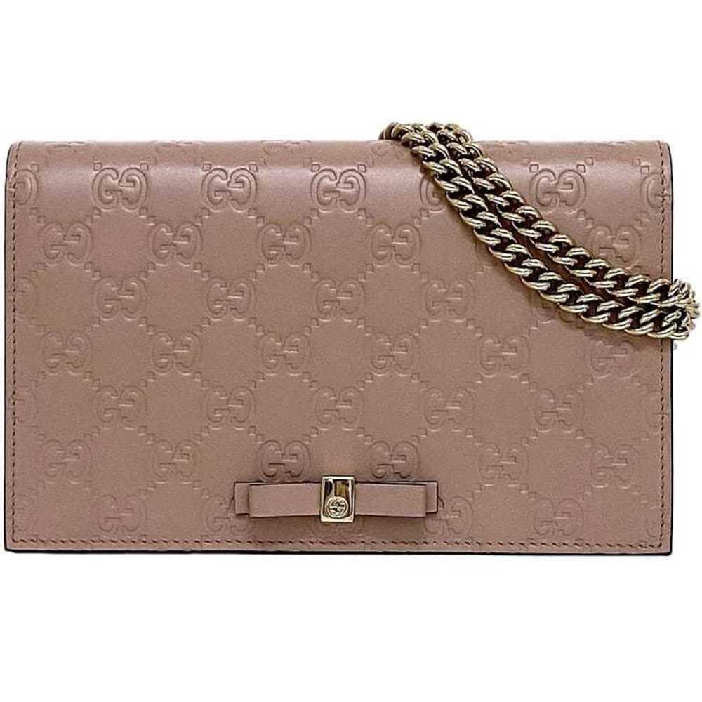 Gucci Gucci Chain Shoulder Wallet f-21141 Pink Sh… - image 1