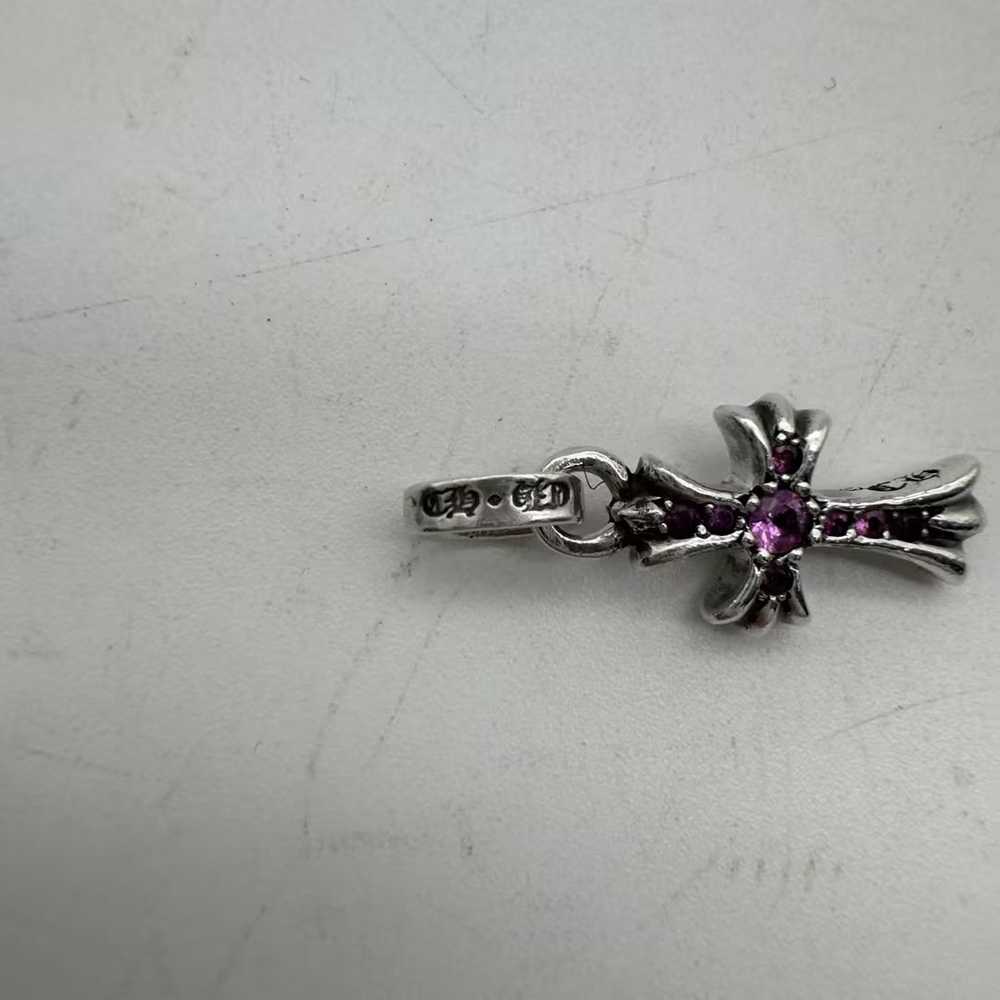 Chrome Hearts Chrome Hearts 925 Silver Pink Diamo… - image 8