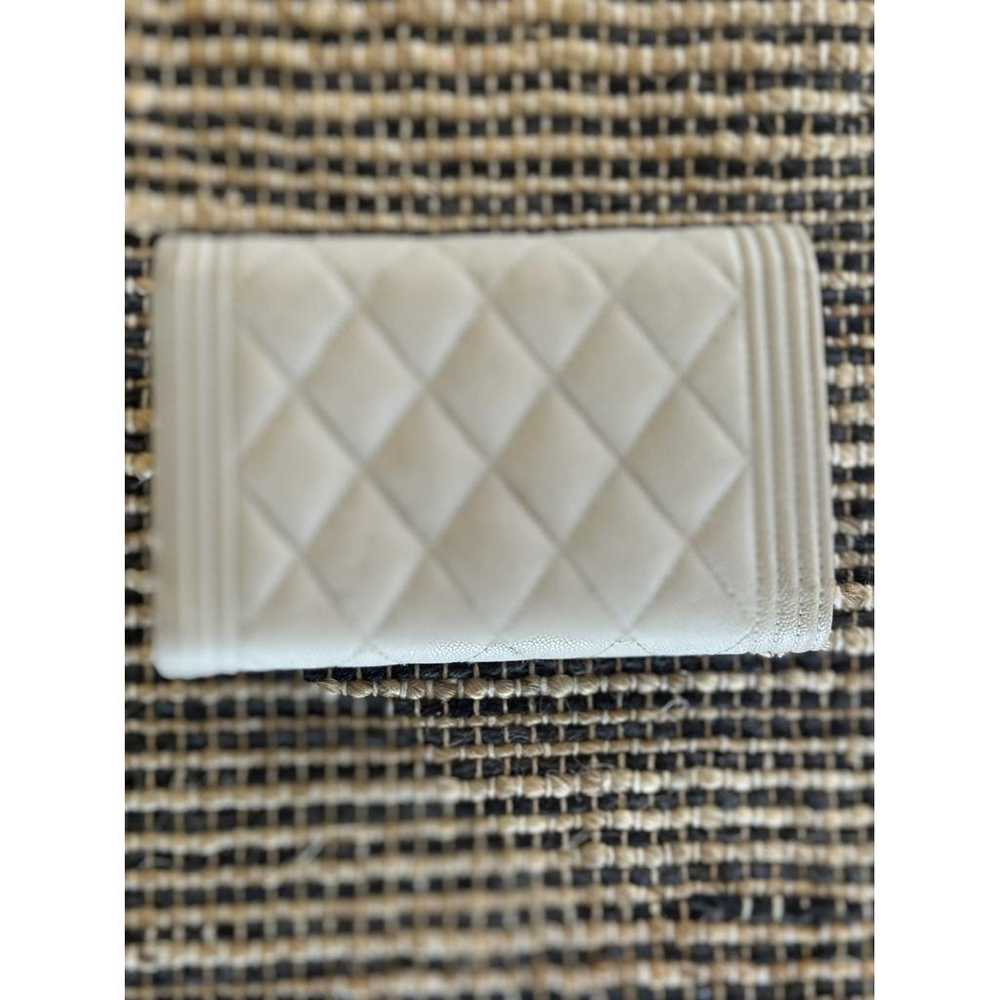 Chanel Boy leather wallet - image 2