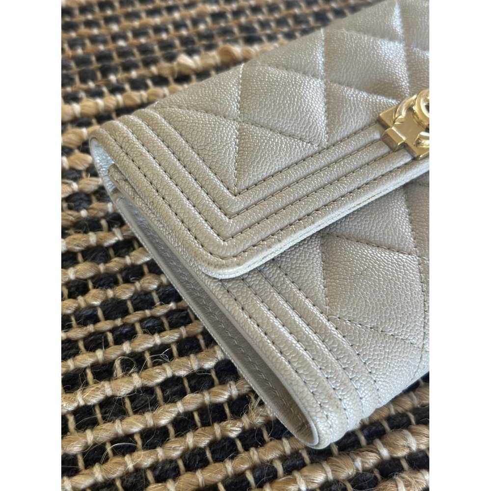 Chanel Boy leather wallet - image 4