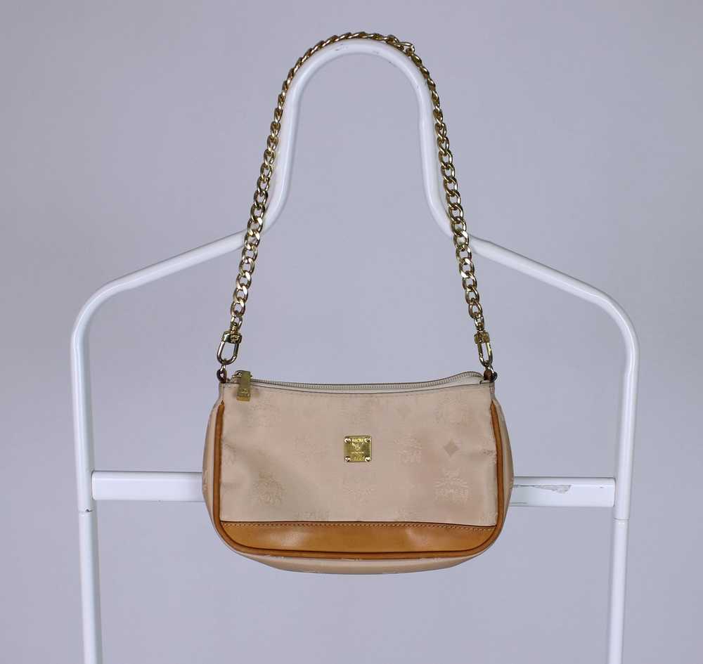 MCM × Vintage mcm vintage leather shoulder bag be… - image 1