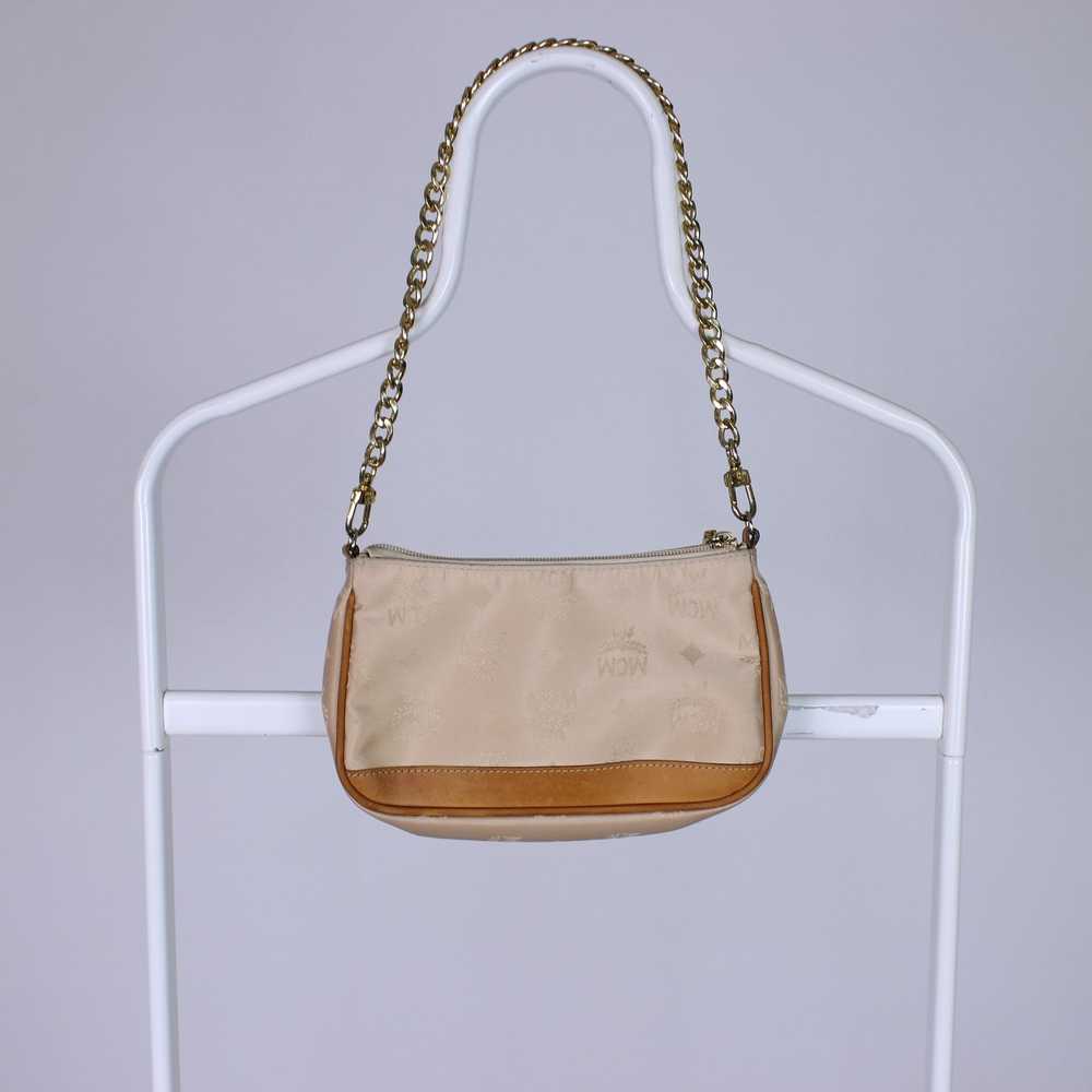 MCM × Vintage mcm vintage leather shoulder bag be… - image 4