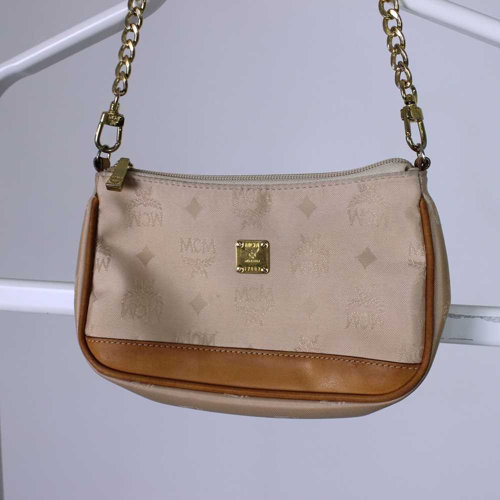 MCM × Vintage mcm vintage leather shoulder bag be… - image 8