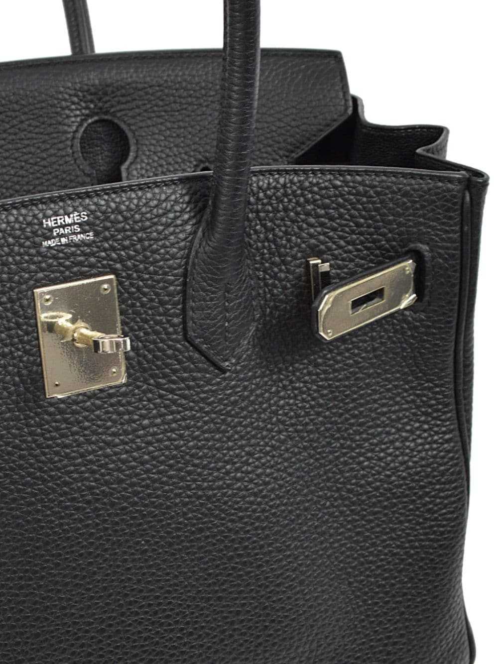 Hermès Pre-Owned 2015 Birkin 30 handbag - Black - image 4