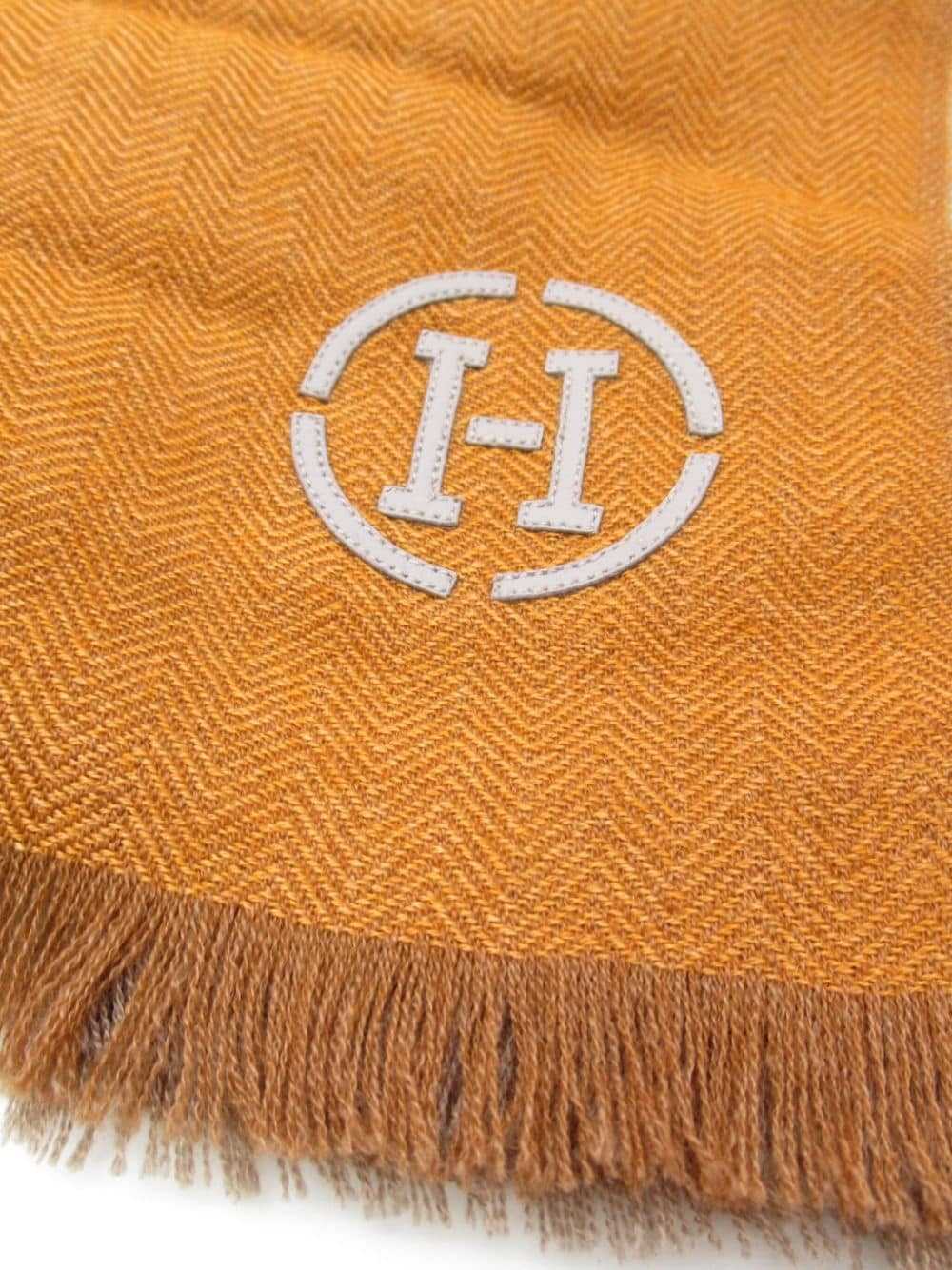 Hermès Pre-Owned 2020 Himalayan Dip Dye scarf - O… - image 5