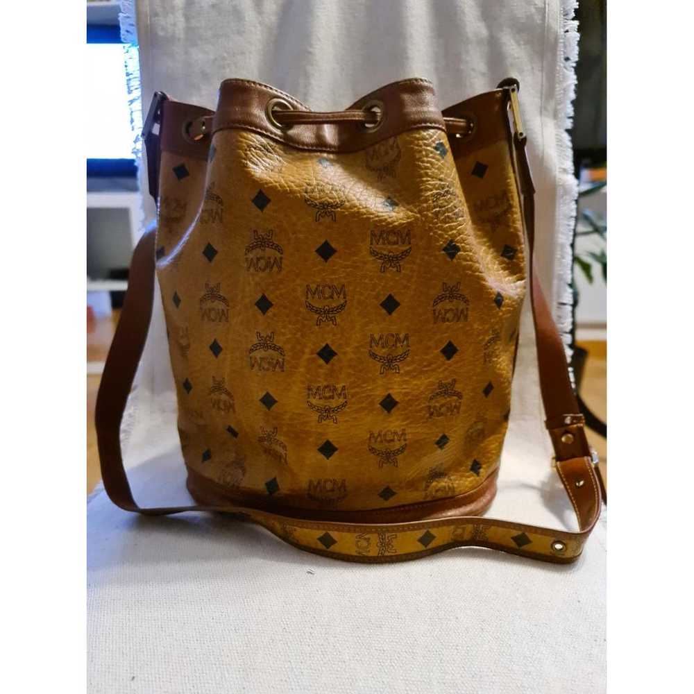 MCM Heritage Drawstring leather crossbody bag - image 12