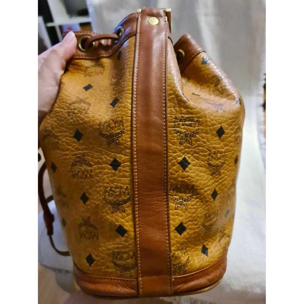 MCM Heritage Drawstring leather crossbody bag - image 2