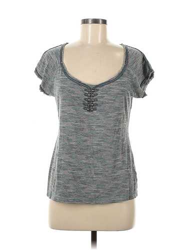 Route 66 Women Gray Short Sleeve Top M