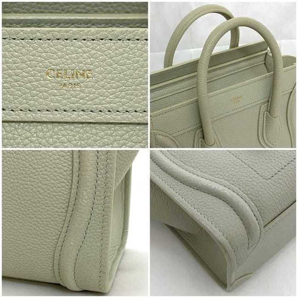 Celine Celine 2-way shoulder bag luggage nano sho… - image 8