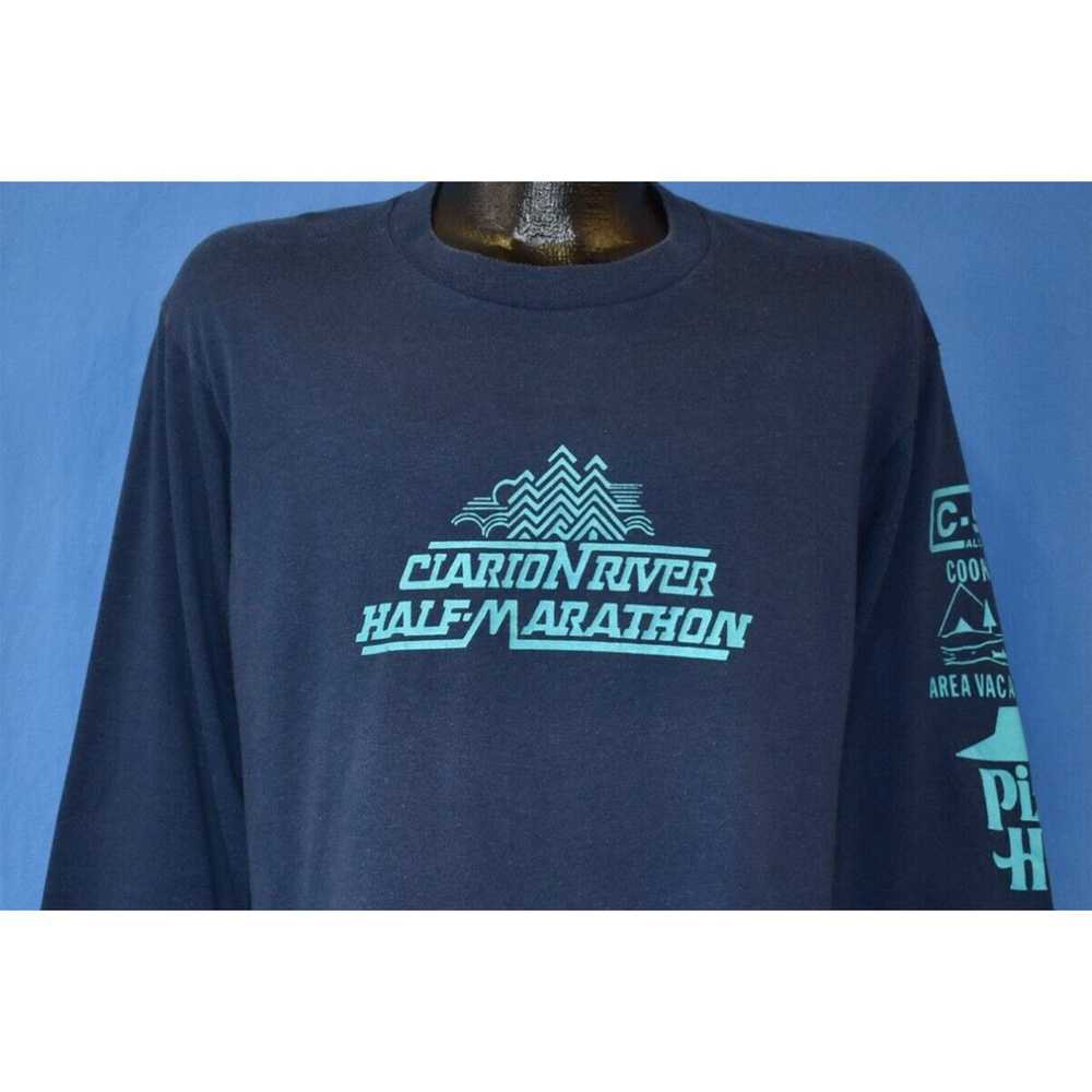 Screen Stars vtg 90s CLARION RIVER HALF MARATHON … - image 1