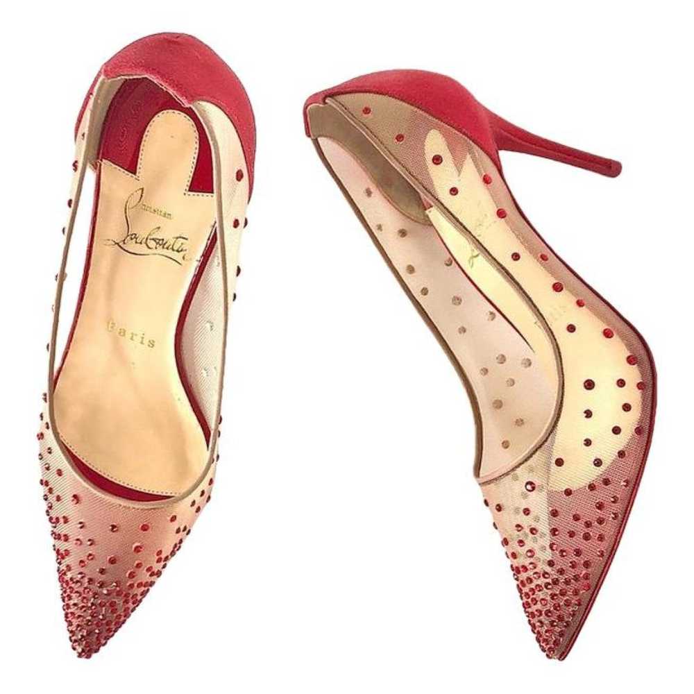 Christian Louboutin Follies Strass vinyl heels - image 1