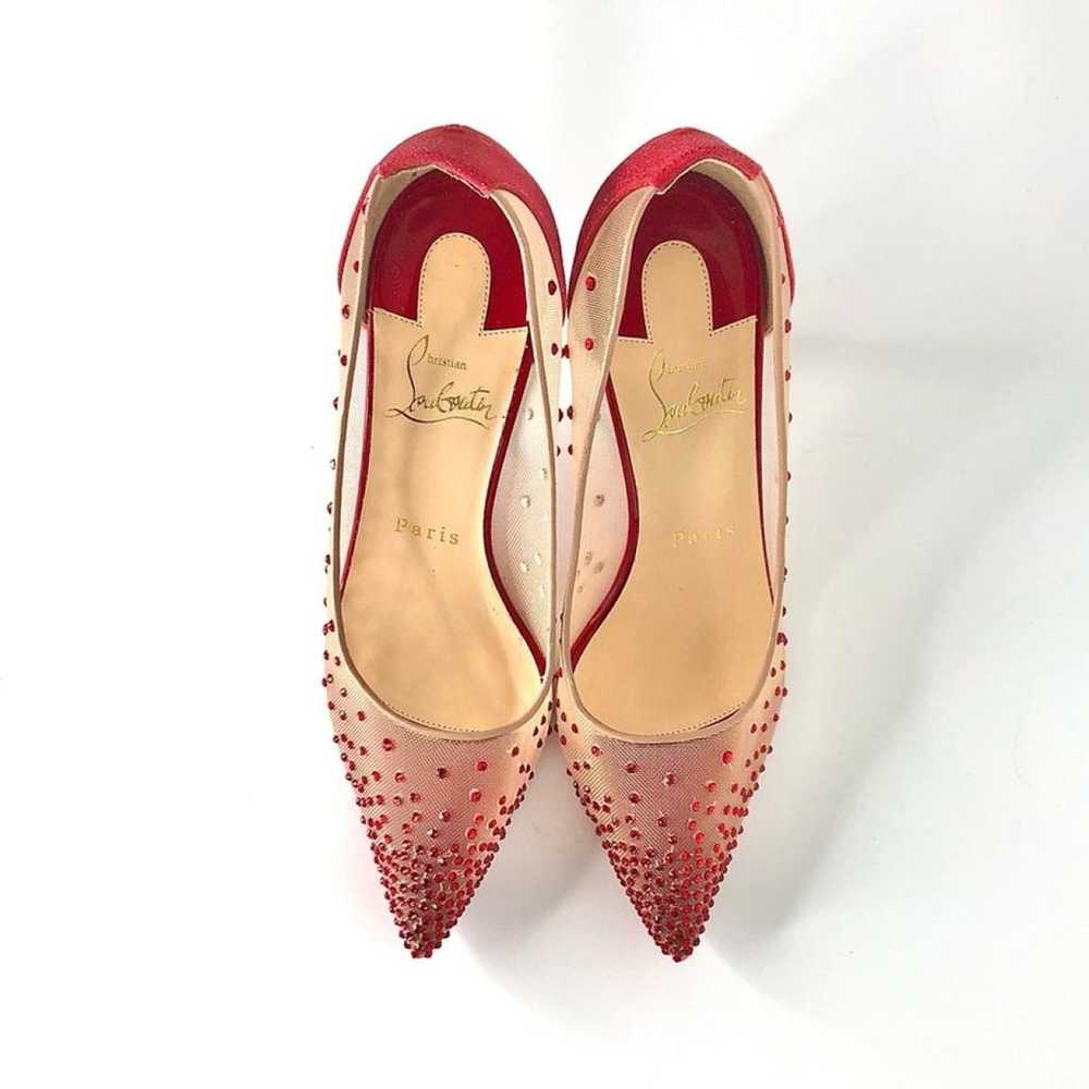 Christian Louboutin Follies Strass vinyl heels - image 2