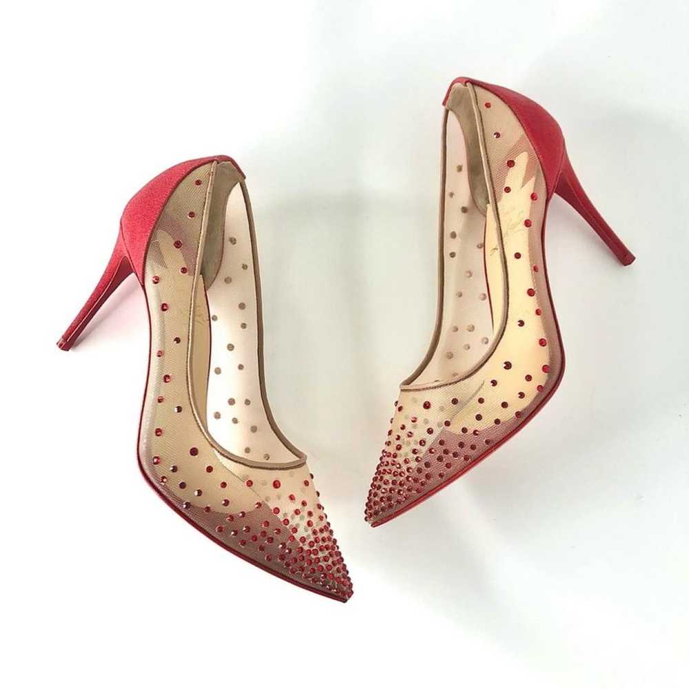 Christian Louboutin Follies Strass vinyl heels - image 5