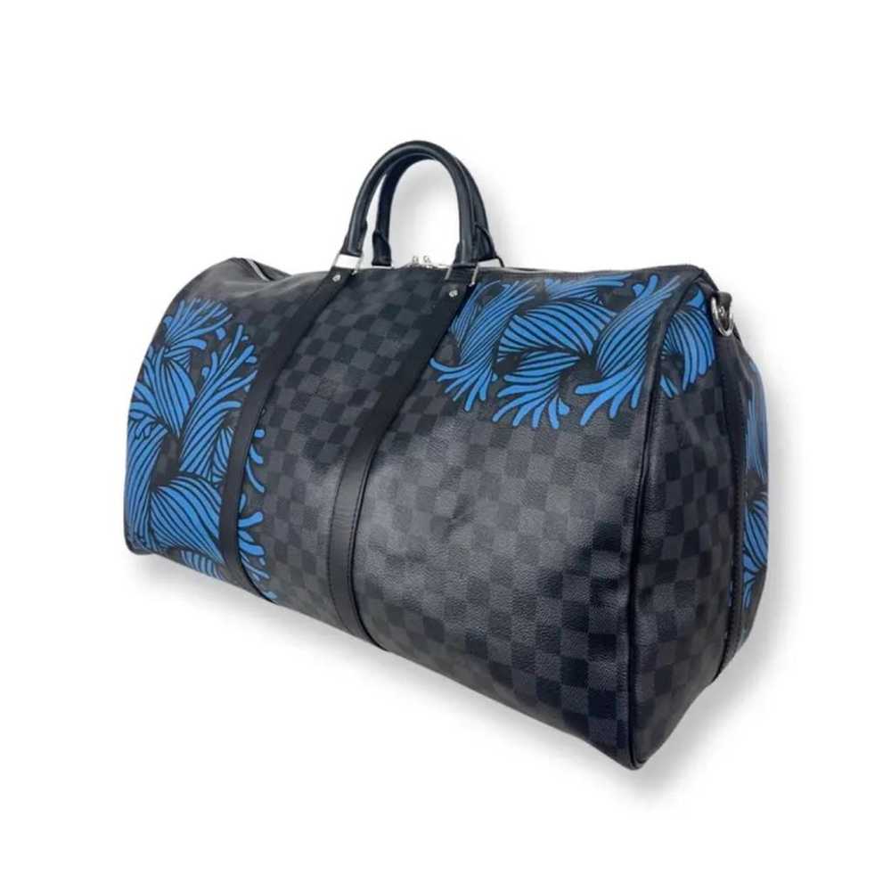 Louis Vuitton Keepall cloth travel bag - image 2